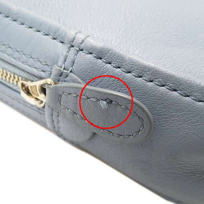 Balenciaga Bag Ladies Brand Clutch Bag Second Bag Leather Light Blue 476976