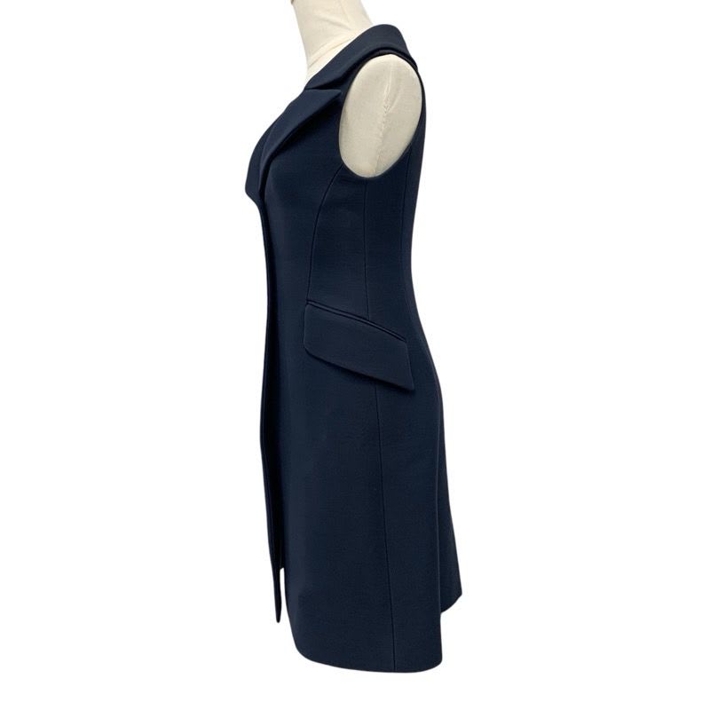 Christian Dior Top Navy Long Vest Gilet