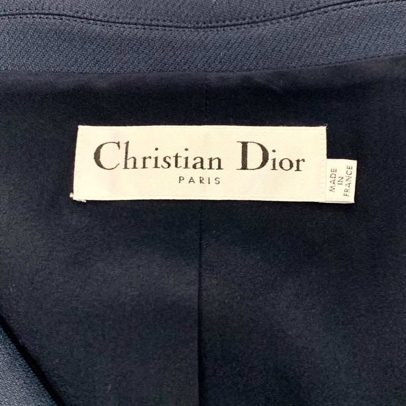 Christian Dior Top Navy Long Vest Gilet