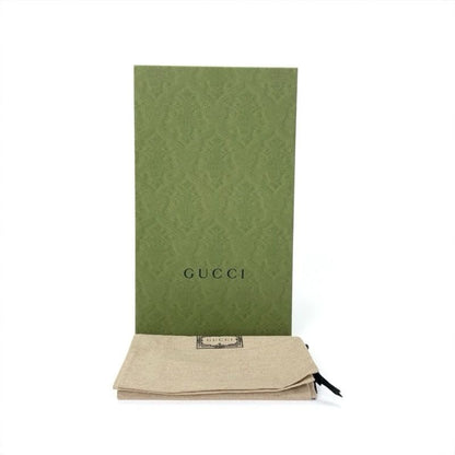 Gucci RUN Sneakers Shoes Fabric Black Yellow Interlocking G Logo
