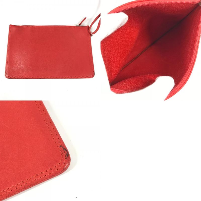 Chanel Shoulder Bag CC Coco Mark Logo Flower Leather Red