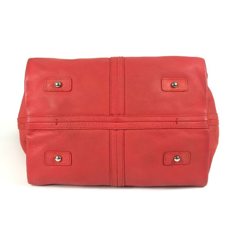 Chanel Shoulder Bag CC Coco Mark Logo Flower Leather Red