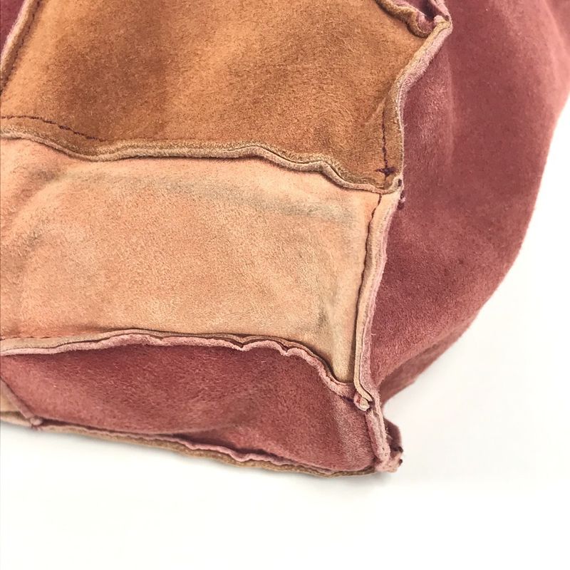 Chanel Shoulder Bag CC Coco Mark Logo Suede Brown