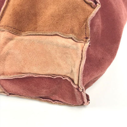 Chanel Shoulder Bag CC Coco Mark Logo Suede Brown