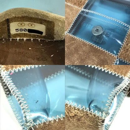 Chanel Shoulder Bag CC Coco Mark Logo Vinyl Blue