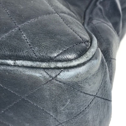 Chanel Shoulder Bag CC Coco Logo Matelasse Quilted Lambskin Navy