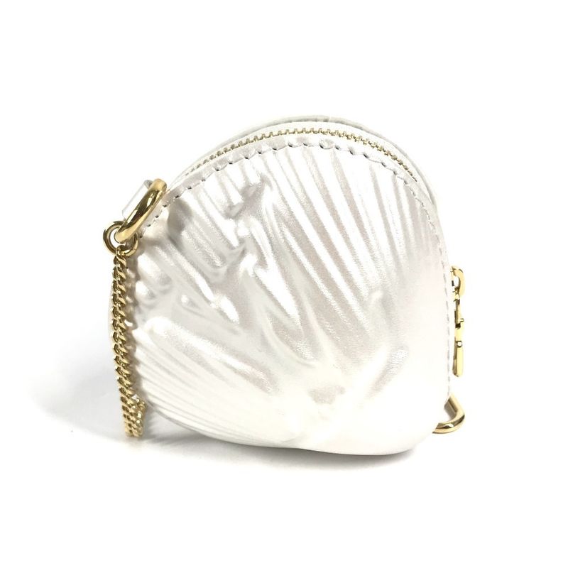 Louis Vuitton Coin Case Shell Coin Purse M92508 Leather Shaded Blue White