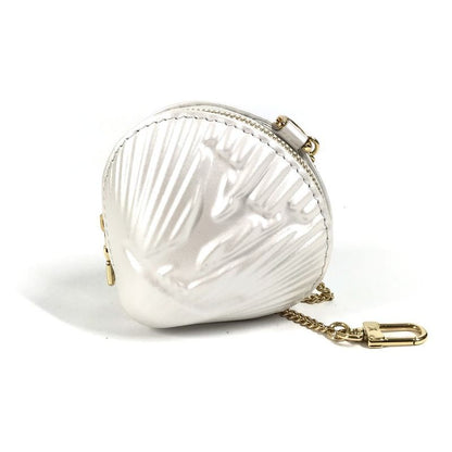 Louis Vuitton Coin Case Shell Coin Purse M92508 Leather Shaded Blue White