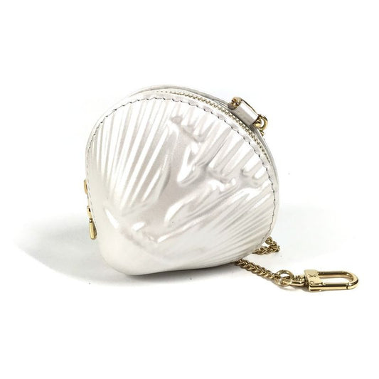 Louis Vuitton Coin Case Shell Coin Purse M92508 Leather Shaded Blue White
