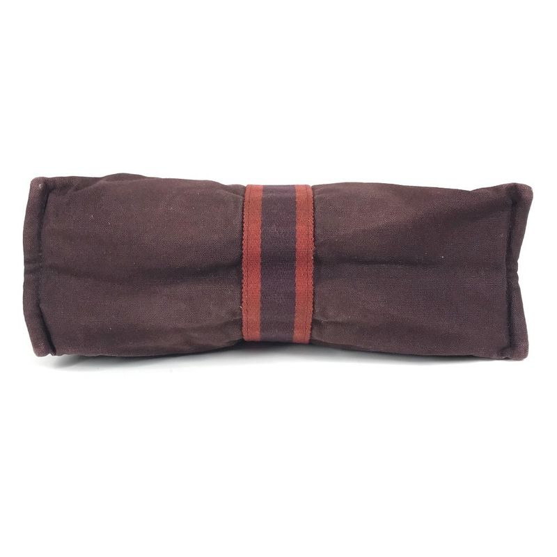 Hermes Clutch Bag Fourre Tout Cotton Burgundy