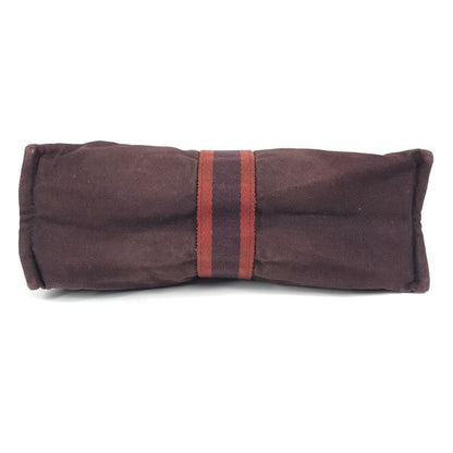 Hermes Clutch Bag Fourre Tout Cotton Burgundy