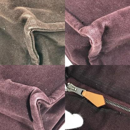 Hermes Clutch Bag Fourre Tout Cotton Burgundy