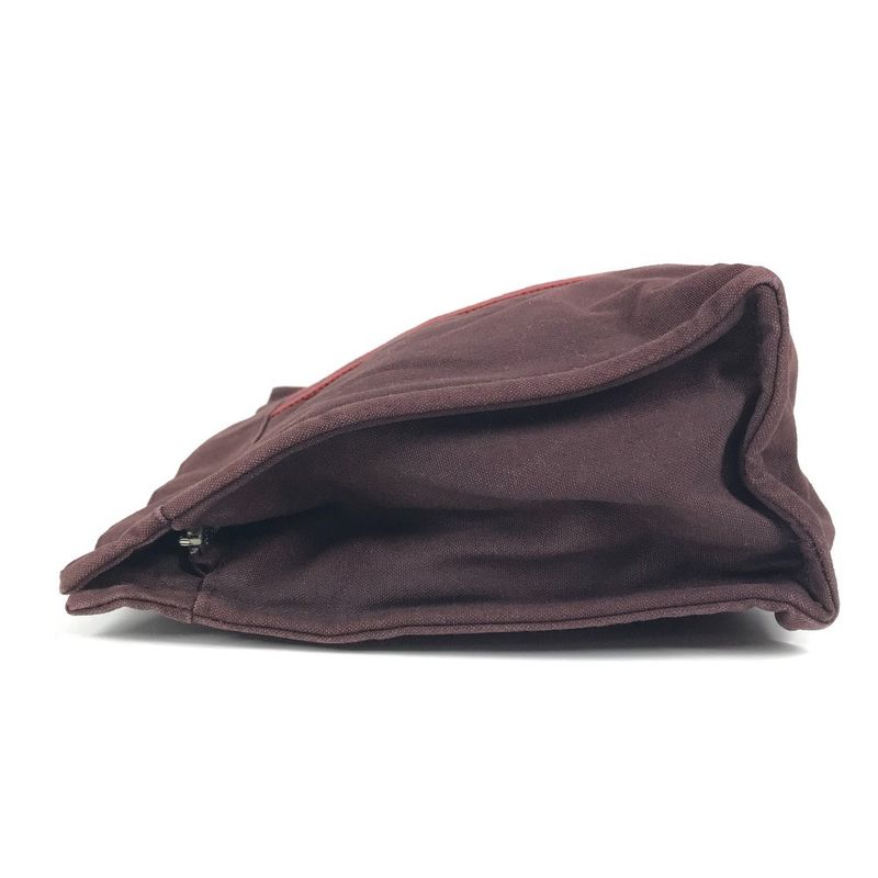 Hermes Clutch Bag Fourre Tout Cotton Burgundy