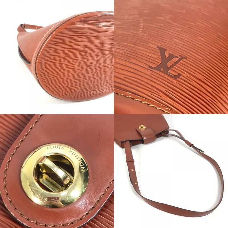 Louis Vuitton Shoulder Bag Cluny M52253 Epi Leather Kenyan Brown
