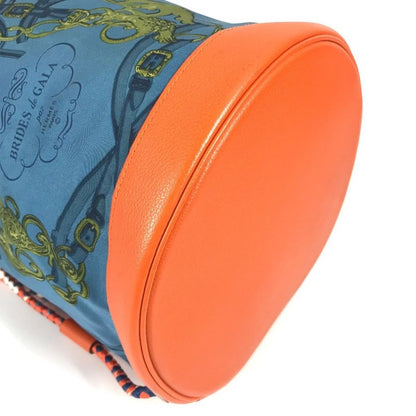 Hermes Shoulder Bag Soicourt Silk Orange