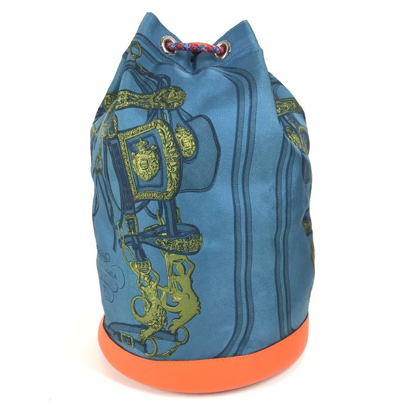 Hermes Shoulder Bag Soicourt Silk Orange