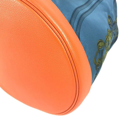 Hermes Shoulder Bag Soicourt Silk Orange