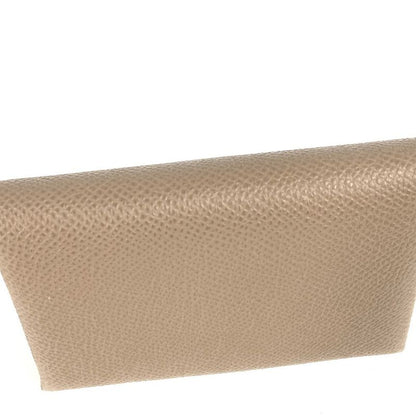 Hermes Coin Case Calvi Duo Calvi Duo Epson Etoupe Grey
