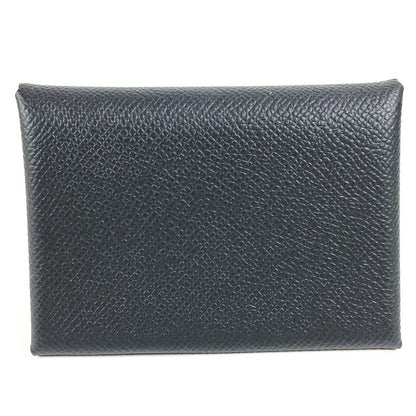 Hermes Coin Case Calvi Duo Calvi Duo Epson Black