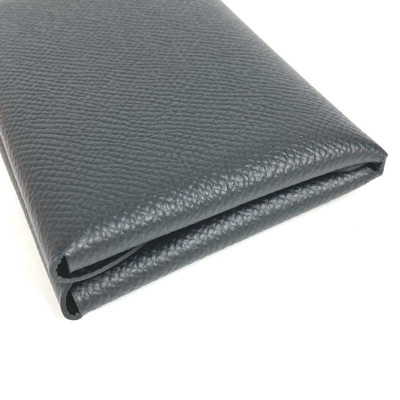 Hermes Coin Case Calvi Duo Calvi Duo Epson Black