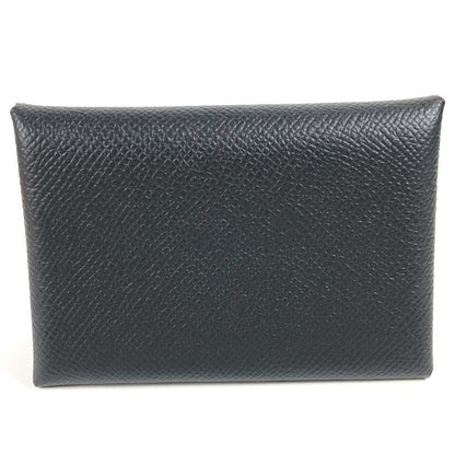 Hermes Coin Case Calvi Duo Calvi Duo Epson Black