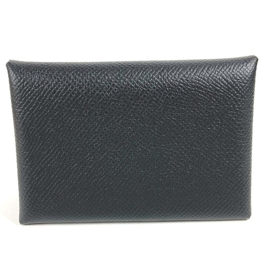 Hermes Coin Case Calvi Duo Calvi Duo Epson Black