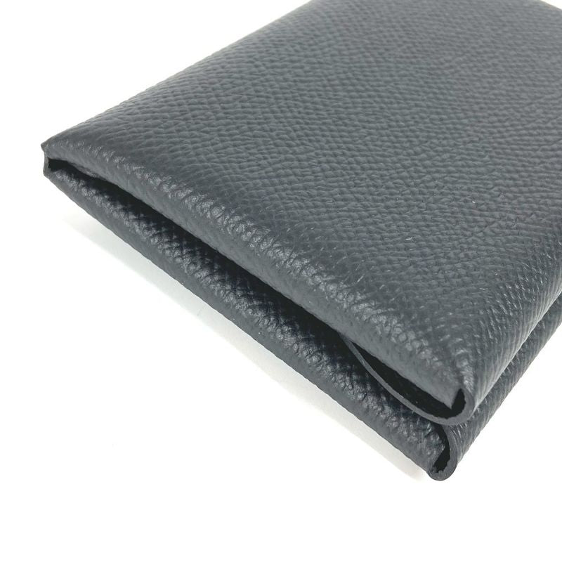 Hermes Coin Case Calvi Duo Calvi Duo Epson Black