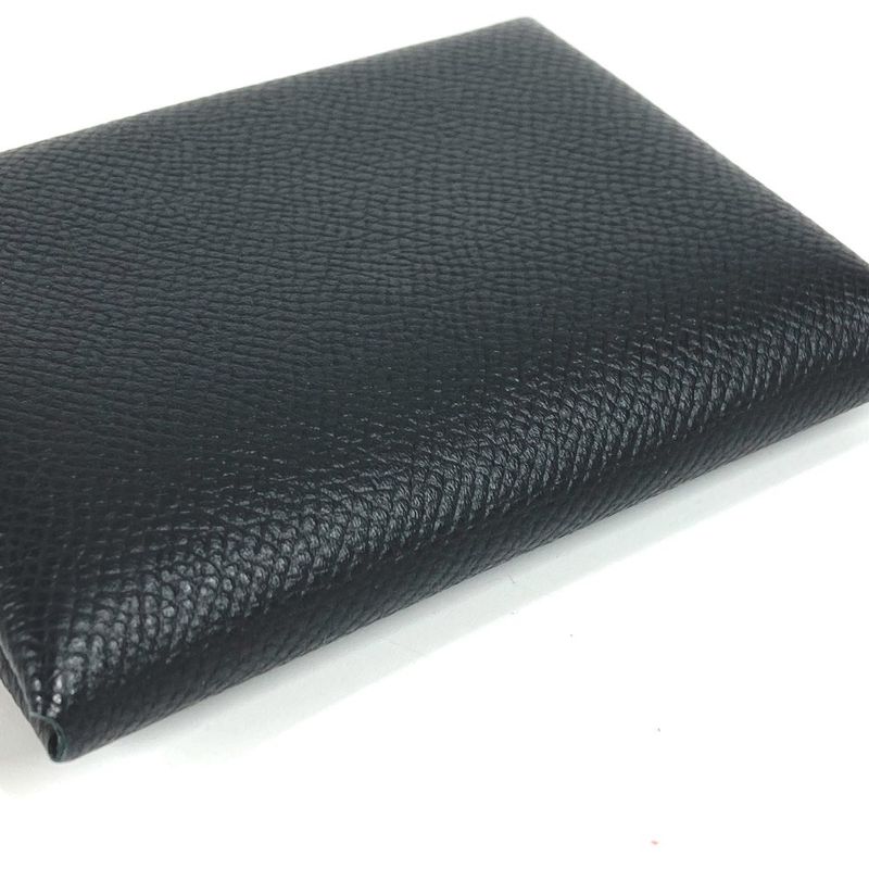 Hermes Coin Case Calvi Duo Calvi Duo Epson Black
