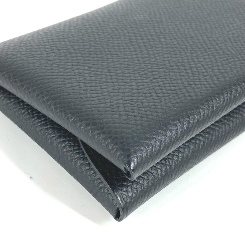 Hermes Coin Case Calvi Duo Calvi Duo Epson Black
