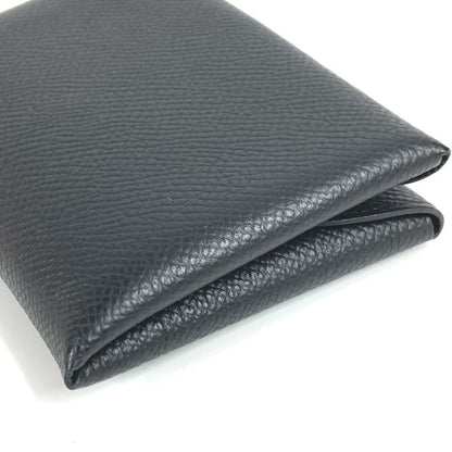 Hermes Coin Case Calvi Duo Calvi Duo Epson Black