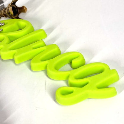 Balenciaga Key Holder Charm Key Ring Blncg Logo 8290032 Plastic Multicolor