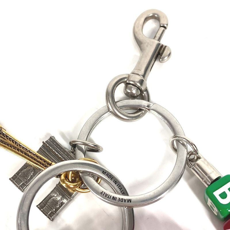 Balenciaga Key Holder Charm Key Ring Blncg Logo 8290032 Plastic Multicolor