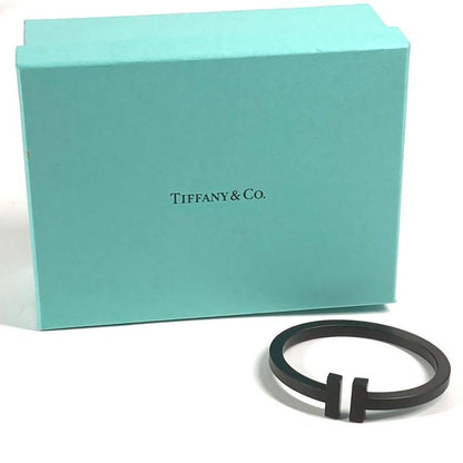 Tiffany & Co Bracelet T Square Bangle SS Black