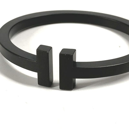 Tiffany & Co Bracelet T Square Bangle SS Black