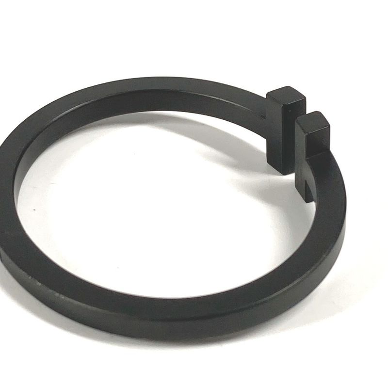 Tiffany & Co Bracelet T Square Bangle SS Black