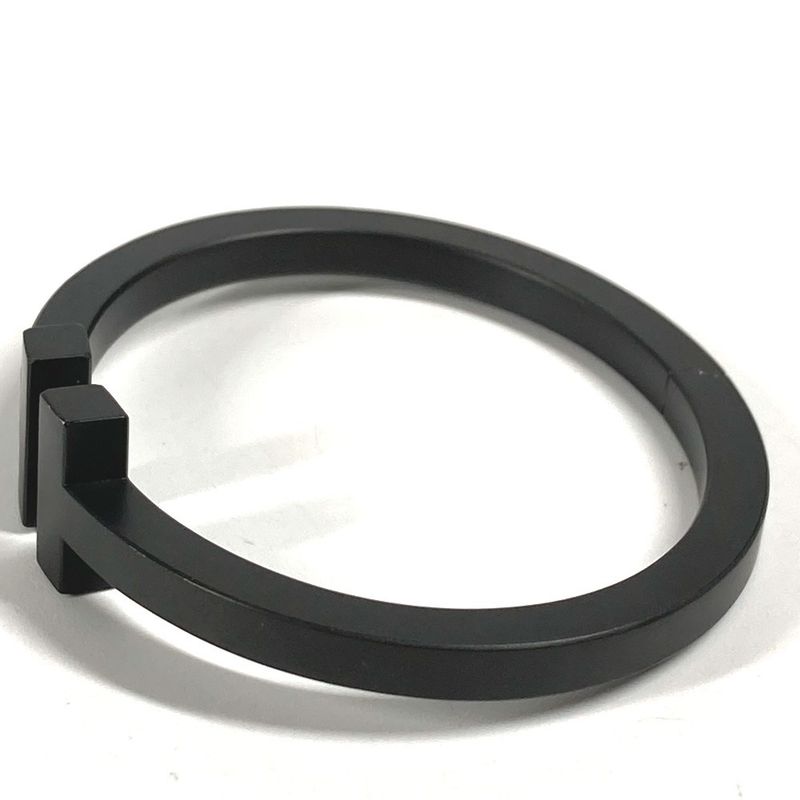 Tiffany & Co Bracelet T Square Bangle SS Black