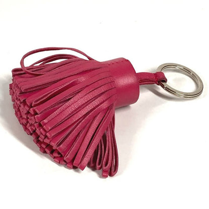 Hermes Key Holder Carmen Leather Pink