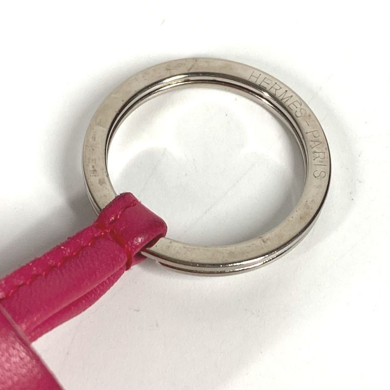 Hermes Key Holder Carmen Leather Pink