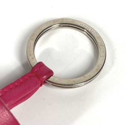 Hermes Key Holder Carmen Leather Pink