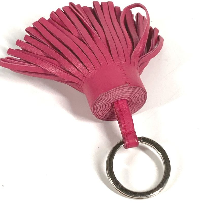 Hermes Key Holder Carmen Leather Pink