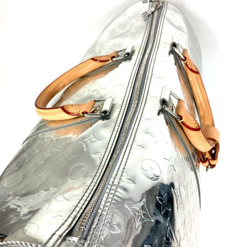 Louis Vuitton Boston Bag Keepall Bandoliere 50 M45886 Leather Silver