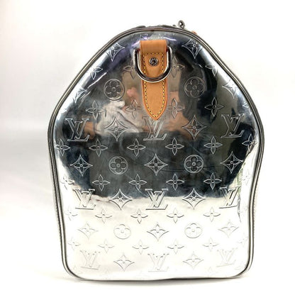 Louis Vuitton Boston Bag Keepall Bandoliere 50 M45886 Leather Silver