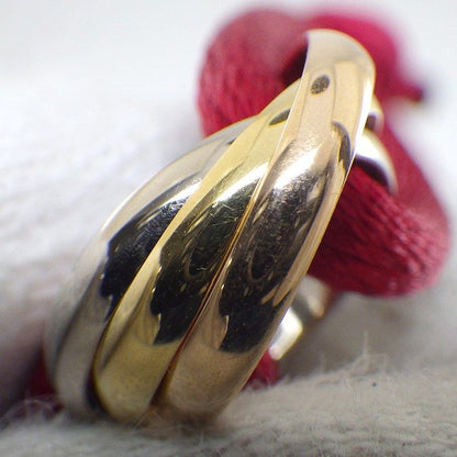 Cartier Bracelet Trinity Three Colors 18k Pink Gold 18k White Gold 18k Yellow