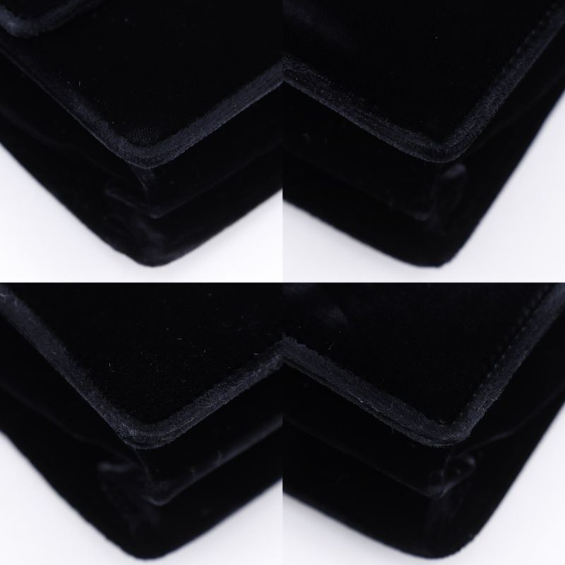 Prada One Handle Vintage Velour Nero Black Women's Handbag