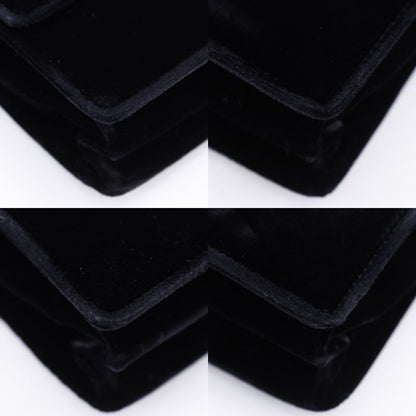 Prada One Handle Vintage Velour Nero Black Women's Handbag