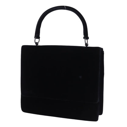 Prada One Handle Vintage Velour Nero Black Women's Handbag