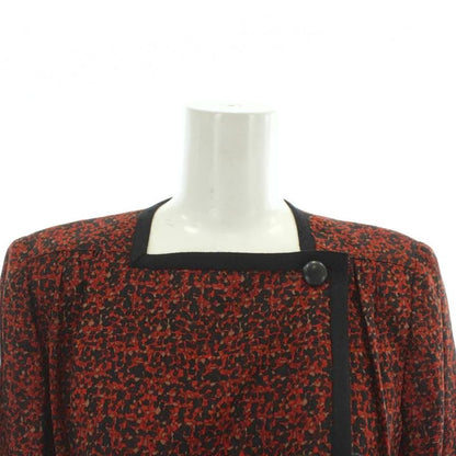 Christian DIOR Pret-a-porter Vintage Dress Silk Wool Blend Long Sleeves Long