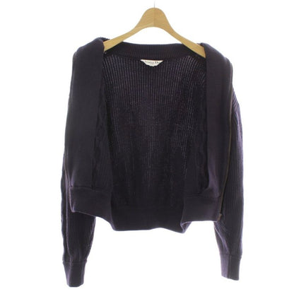 Christian DIOR Sports Vintage Zip Up Knit Jacket Blouson Wool Long Sleeve High