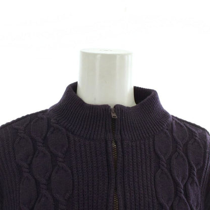 Christian DIOR Sports Vintage Zip Up Knit Jacket Blouson Wool Long Sleeve High