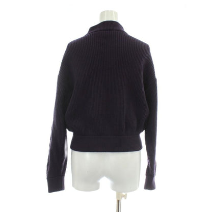 Christian DIOR Sports Vintage Zip Up Knit Jacket Blouson Wool Long Sleeve High